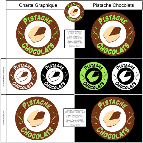 Logo Pistache Chocolats / Charte d'utilisation