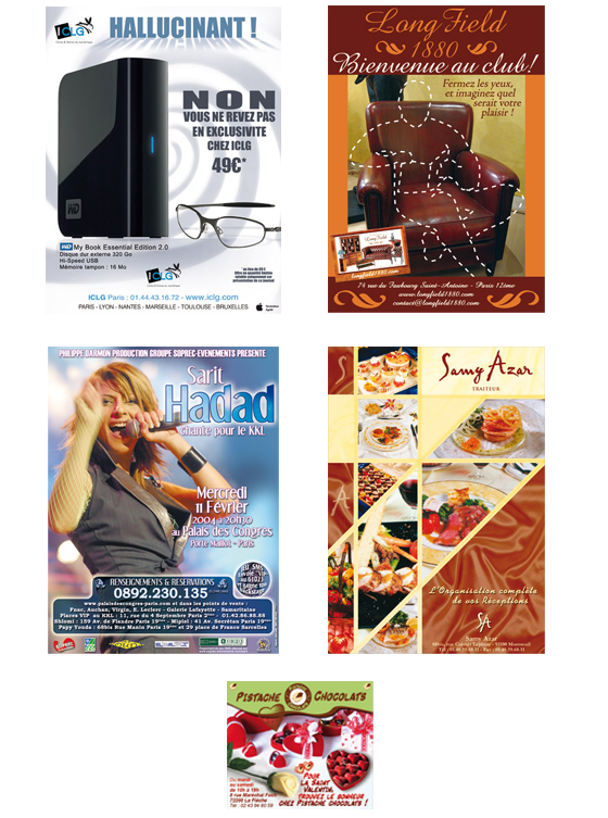 Publicités Presse